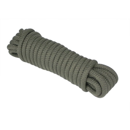 Extreme Max 3008.0433 16-Strand Diamond Braid Utility Rope - 1/2" x 100', OD Green