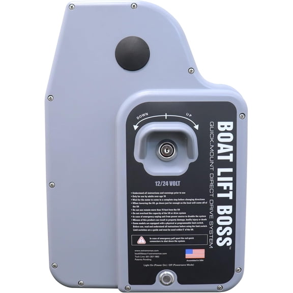 Extreme Max 3012.4524 Generation 5 Boat Lift Boss Direct Drive System - 12/24 Volt, Key-Turn with Wireless Remote