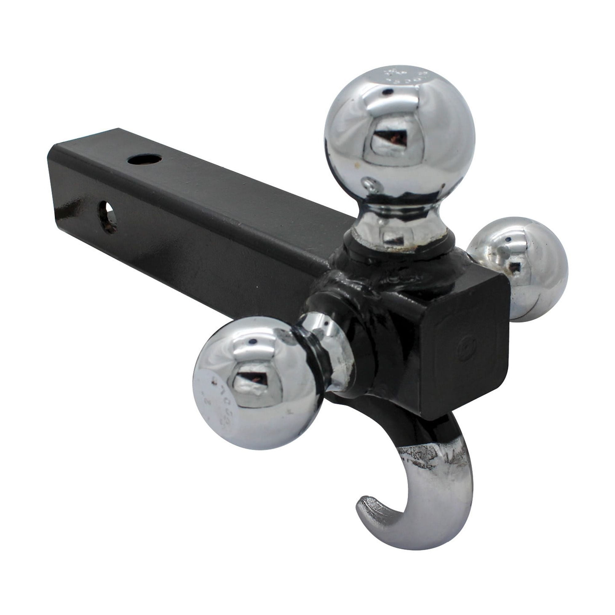 Extreme Max 5001.1367 Tri-Ball Trailer Hitch with Tow Hook