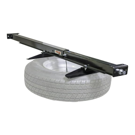 Extreme Max 5001.5967 Under-Frame Retractable Spare Tire Carrier for Tires Up to 16.5"