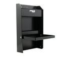 thumbnail image 1 of Extreme Max 5001.6119 Junior Wall-Mount Aluminum Work Station Storage Cabinet Flip-Out Work Tray with Paper Towel Rack Organizer for Enclosed Race Trailer Shop Garage Storage - Black, 1 of 6