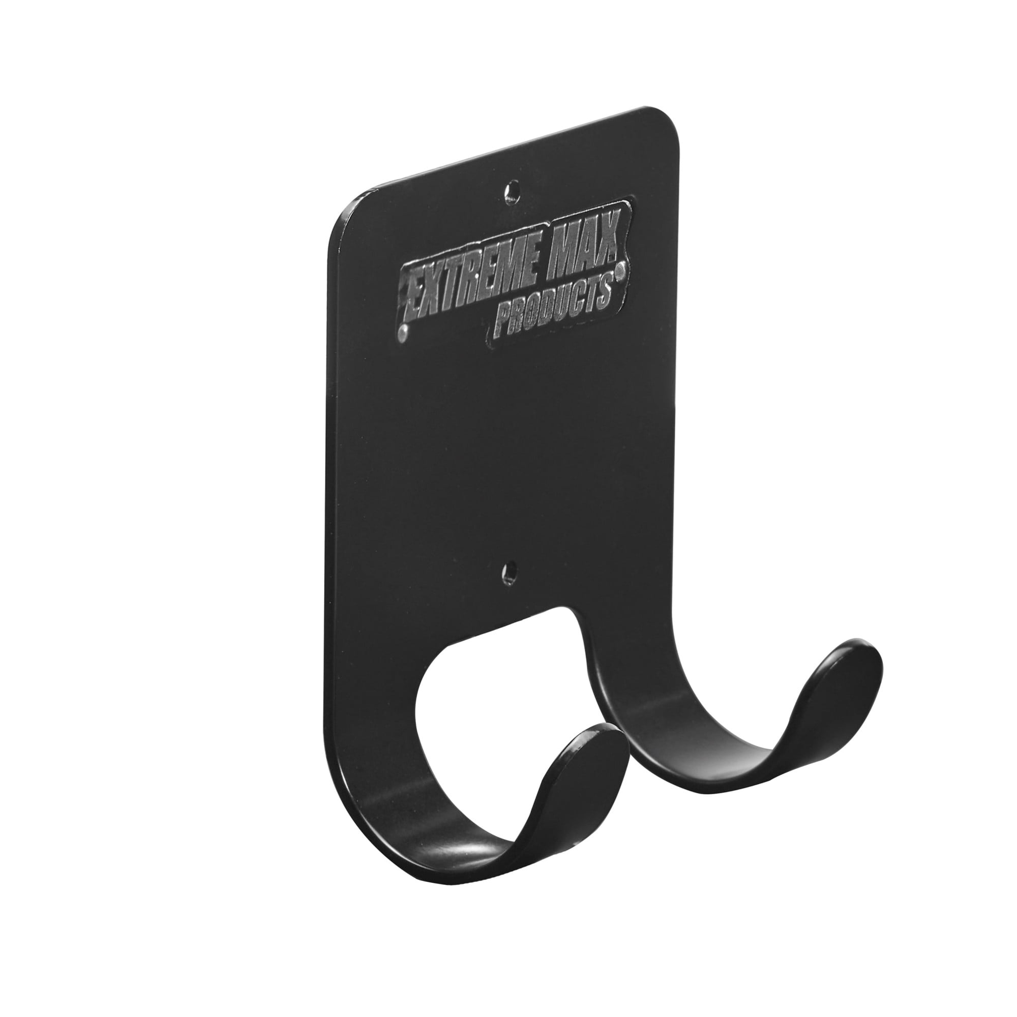 Extreme Max 5001.6179 Wall-Mount Aluminum Whisk/Angle Broom Hanger Holder for Enclosed Trailer Shop Garage Storage - Black