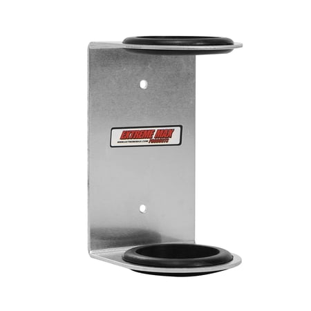 Extreme Max 5001.6219 Wall-Mount Aluminum Flashlight Holder for Race Trailer, Garage, Shop, Enclosed Trailer, Toy Hauler
