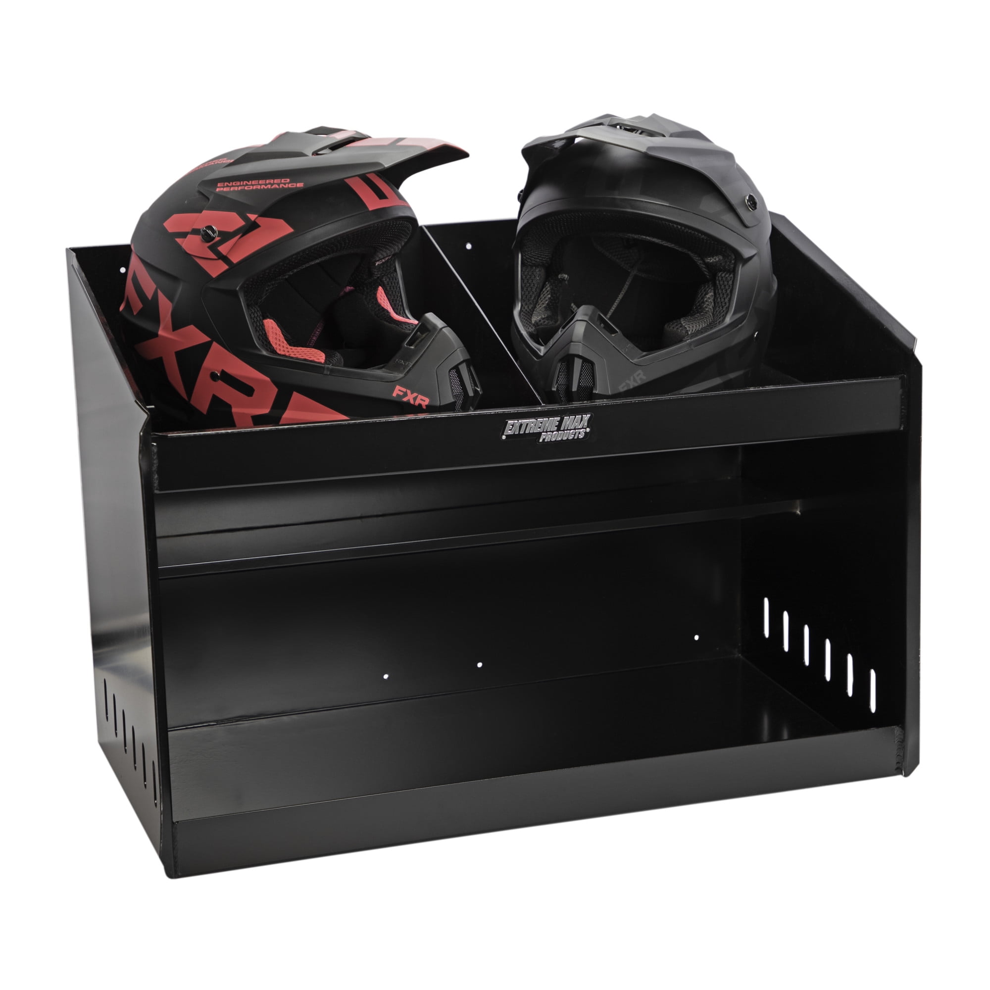 Extreme Max 5001.6029 - Doppio Gancio Portacasco In Alluminio Per Rimorchio, Garage E Officina - Supporto Universale Per Caschi Integrali E Motocross - 5