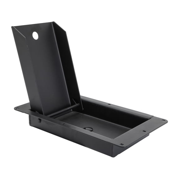 Extreme Max 5001.6501 Flip-Up Recessed Flush-Mount Motorcycle Wheel Chock for Enclosed Trailers - 16"
