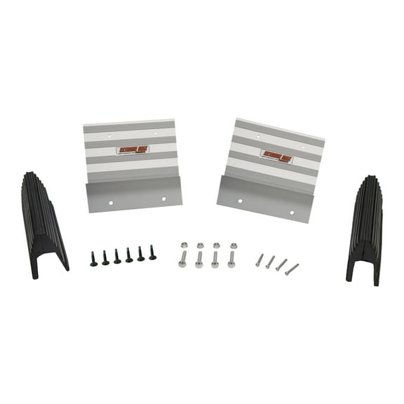 Extreme Max 5001.6801 Truck & Trailer DIY Aluminum Ramp Top Kit with Rubber Caps - 8", Make Your Own Loading Ramps!