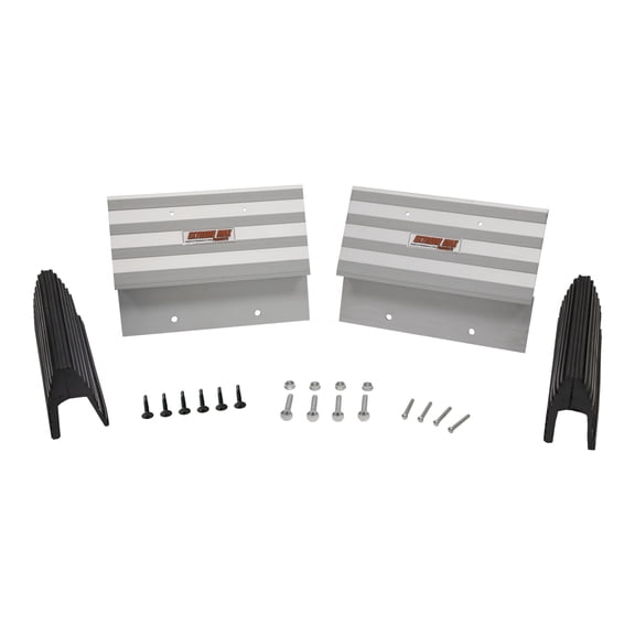 Extreme Max 5001.6804 Truck & Trailer DIY Aluminum Ramp Top Kit with Rubber Caps - 12", Make Your Own Loading Ramps!