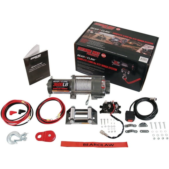 Extreme Max 5600.3075 Bear Claw ATV Winch - 3600 lbs.
