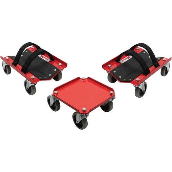 Extreme Max 5800.0228 V-Slides Snowmobile Dolly System - Steel