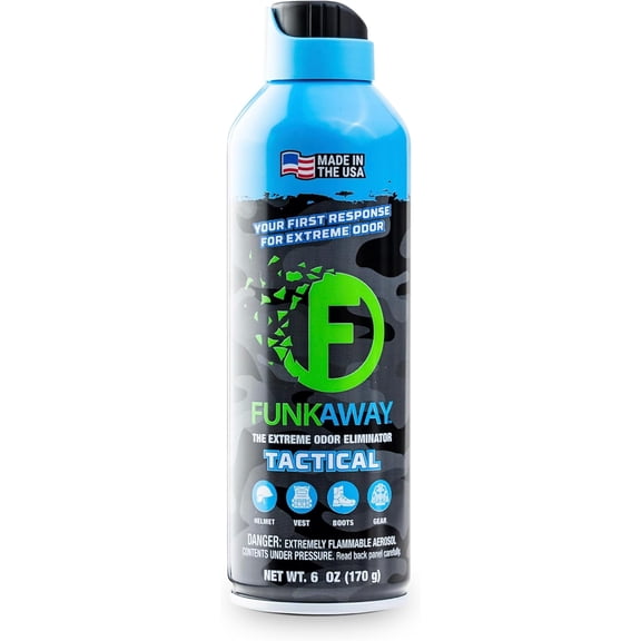 Extreme Military Grade Odor Eliminating AeroSpray, 6 oz., Odor Eliminating Spray Designed for First Responders, Removes Sweaty, Musty, Smoke and Pet Odors
