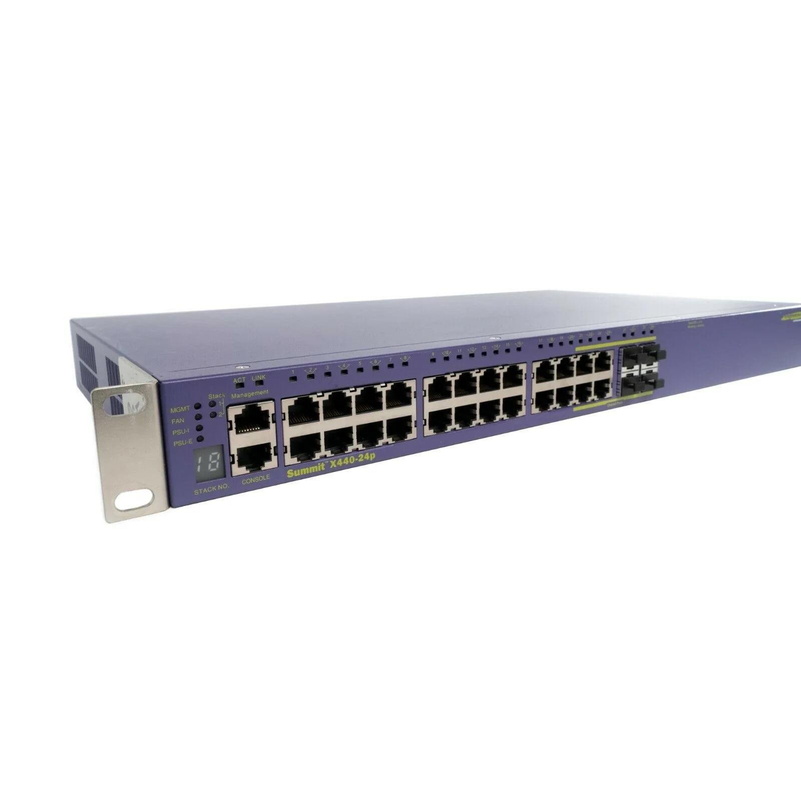 Extreme Networks Management Switch 16504 Summit X440-24P 24 Port, POE+, 4 SFP L3 644728165049