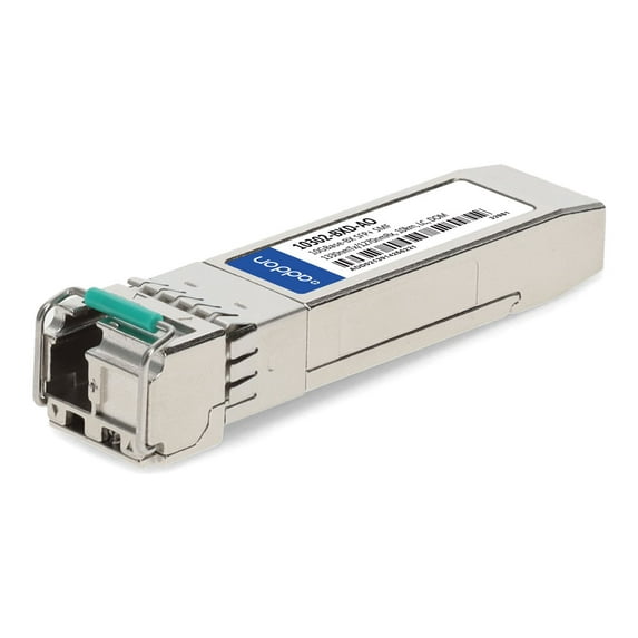 AddOn - SFP+ transceiver module (equivalent to: Extreme Networks 10GB-BX40-D) - 10GbE - 10GBase-BX-D - LC single-mode - up to 6.2 miles - 1330 (TX) / 1270 (RX) nm - TAA Compliant