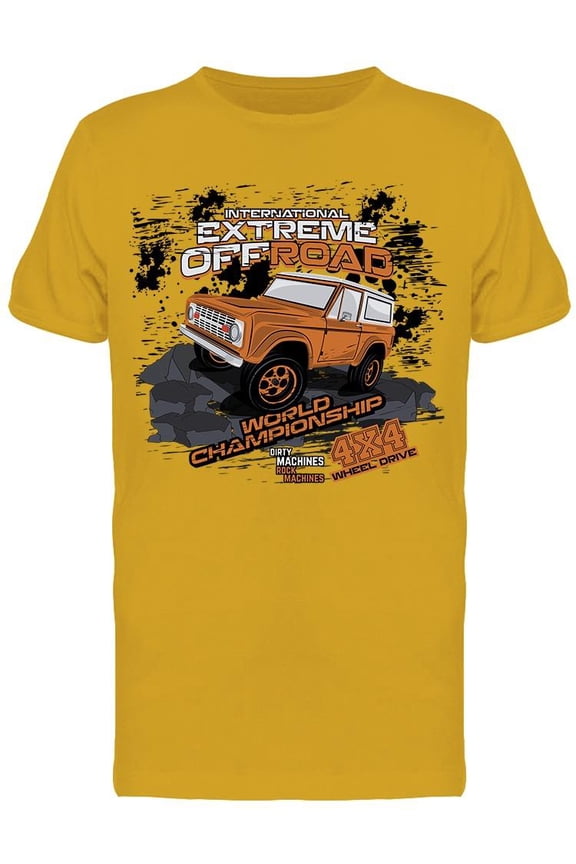 Extreme Off Road. Sticker T-Shirt Men -Image by Shutterstock, Male 3X-Large