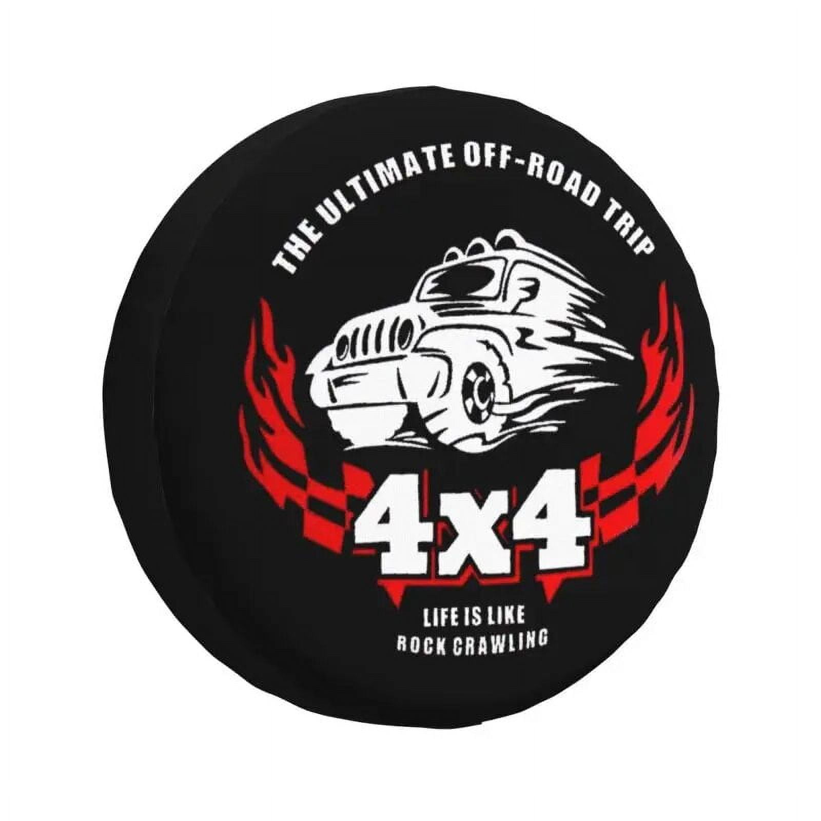 Extreme OffRoad Tire Cover 4WD 4x4 RV Adventure Sport Spare Wheel