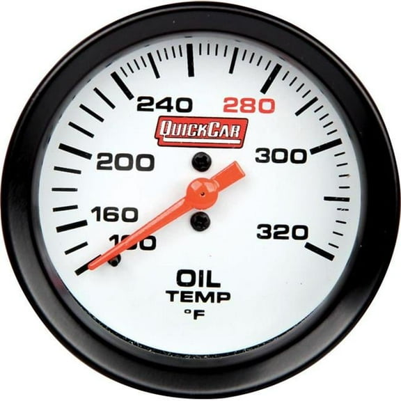 Extreme Oil Temperature Gauge with Built-In LED Warning Light - 2.62 in.