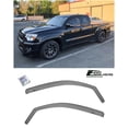 thumbnail image 1 of Extreme Online Store Replacement For 2005-2015 Toyota Tacoma Access Cab Models | EOS Visors IN-CHANNEL Style SMOKE TINTED Side Vents Window Deflectors Rain Guards, 1 of 12