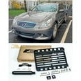 thumbnail image 1 of Extreme Online Store Replacement For 2009-2013 Infiniti G37 Sedan Models | EOS Plate Version 1 Front Bumper Tow Hook License Relocator Mount Bracket Tow-143 ( Mid Size ), 1 of 12