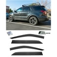thumbnail image 1 of Extreme Online Store Replacement For 2011-2019 Ford Explorer Models | EOS Visors Tape-On Style SMOKE TINTED Side Vents Rain Guard Window Deflectors DWV-V83, 1 of 11
