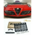 thumbnail image 1 of Extreme Online Store Replacement for 2015-Present Alfa Romeo 4C | EOS Plate Version 1 Mid Sized Front Bumper Tow Hook License Plate Relocator Mount Bracket, 1 of 12