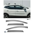 thumbnail image 1 of Extreme Online Store Replacement For 2017-2022 Nissan Rogue Sport Models | EOS Visors JDM Tape-On Style SMOKE TINTED Side Vents Rain Guard Window Deflectors DWV-V149, 1 of 11