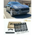 thumbnail image 1 of Extreme Online Store Replacement for 2017-Present Porsche Macan | EOS Plate Version 1 Mid Sized Front Bumper Tow Hook License Relocator Mount Bracket&nbsp;, 1 of 13