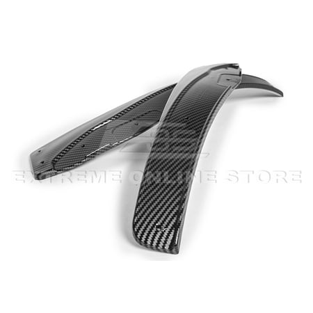 Extreme Online Store Replacement for 2005-2013 Chevrolet Corvette C6 Grand Sport & Z06 | EOS ZR1 Style Hydro Carbon Fiber Side Skirts' Mud Flaps Pair price history and forecast - Extreme Online Store C6