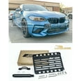 thumbnail image 1 of Extreme Online Store Replacement for 2016-2021 BMW M2 | EOS Plate Version 1 Mid Sized Front Bumper Tow Hook License Relocator Mount Bracket Tow-386, 1 of 11