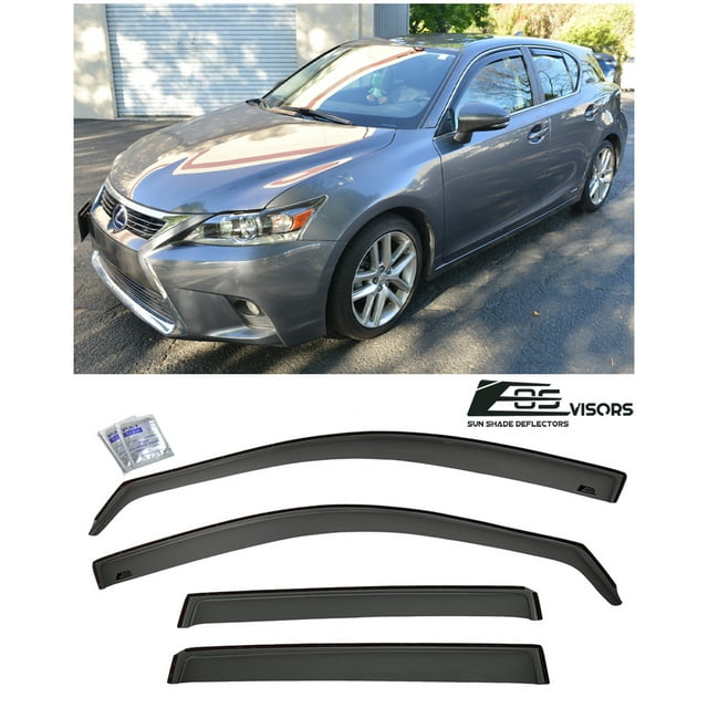 Window Visors Compatible With Lexus Ct200h 5 Doors 2011 | INDIA