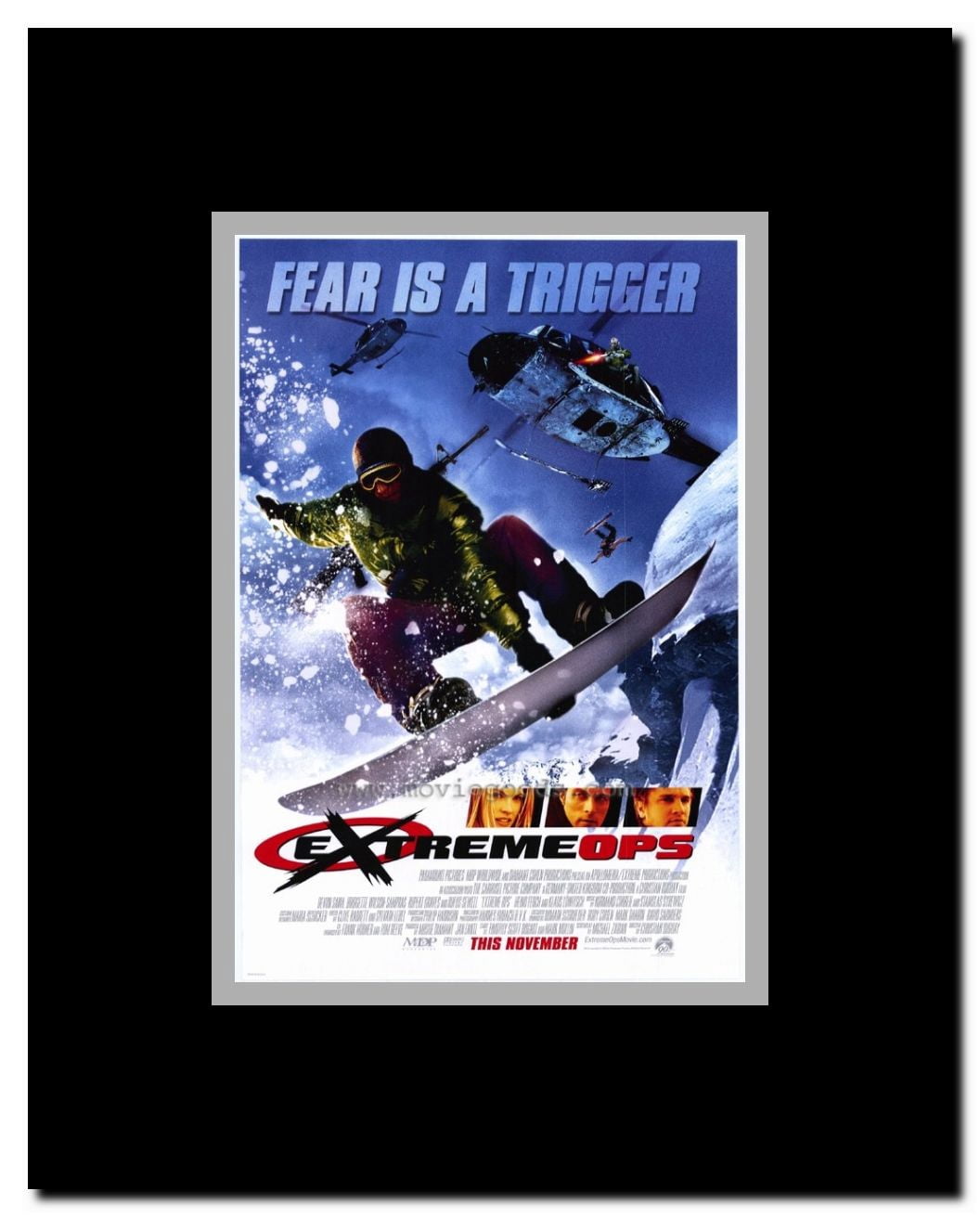 Extreme Ops Framed Movie Poster