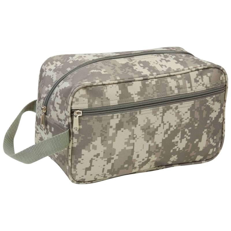 camo travel toiletry bag Green for Women Hanging Toiletry Bag Large Makeup Bag Travel Cosmetic Bag Dopp Kit for Men Shaving Bag for Travel Accessories : Beauty & Personal Care This handcrafted toiletry kit is made from a woodland camo US Army uniform Ezday Travel Toiletry Bag for