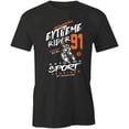 thumbnail image 1 of Extreme Rider T-Shirt | Cool Cycling Black Tee Gift, 1 of 5
