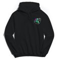 thumbnail image 1 of Extreme Rise & Ride Graphic Black Men's Cotton Pullover Hoodie, 1 of 1