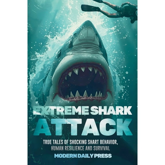 Extreme Shark Attack: True Tales of Shocking Shark Behavior, Human Resilience, and Survival, (Paperback)