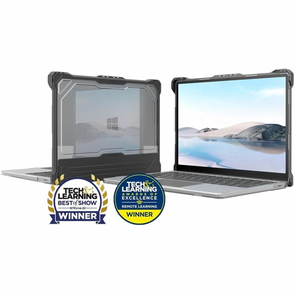 Extreme Shell L for Microsoft Surface Laptop Go Gen 1/2/3 12.4" [Model #1943] [Black] (ms-esl-slg-12-blk)