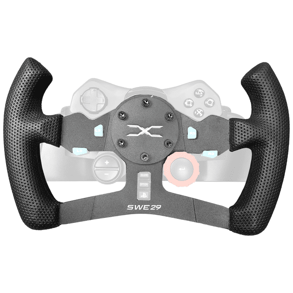 Extreme Sim Racing Logitech SWE 29 Add-on GT Steering Wheel Rim - fits Logitech G29 Playstation PC