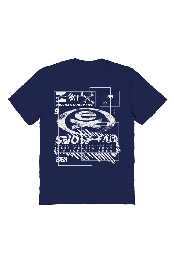 Skateboarding EX Graphic Navy Men's Cotton T-Shirt