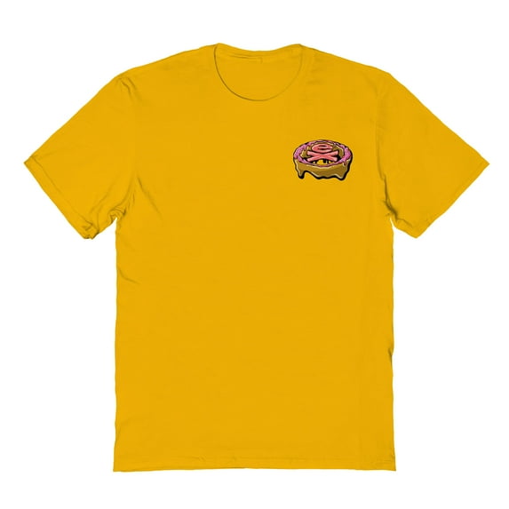 Extreme Skateboarding EX Melt Logo Graphic Gold Men's Cotton T-Shirt
