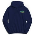 thumbnail image 1 of Extreme Skateboarding EX Melt Logo Graphic Navy Men's Cotton Pullover Hoodie, 1 of 1