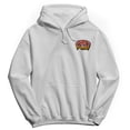 thumbnail image 1 of Extreme Skateboarding EX Melt Logo Graphic White Men's Cotton Pullover Hoodie, 1 of 1