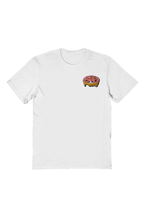 Skateboarding EX Melt Logo Graphic White Men's Cotton T-Shirt