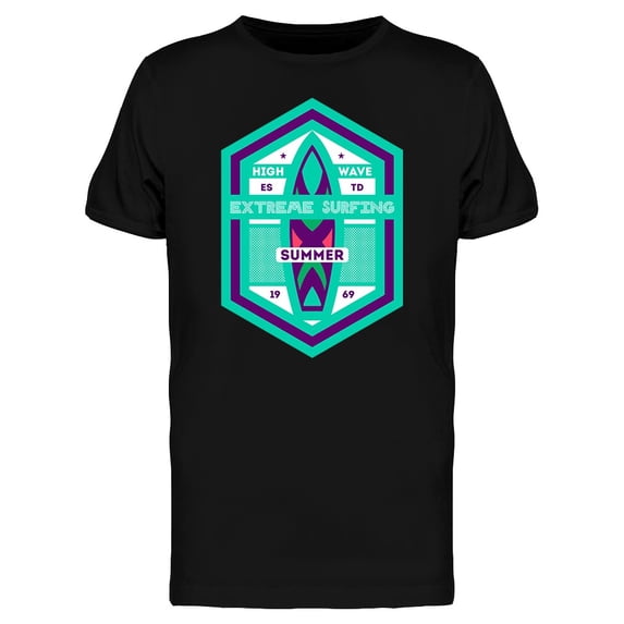 Extreme Surfing Summer T-Shirt Men -Image by Shutterstock, Male 3X-Large