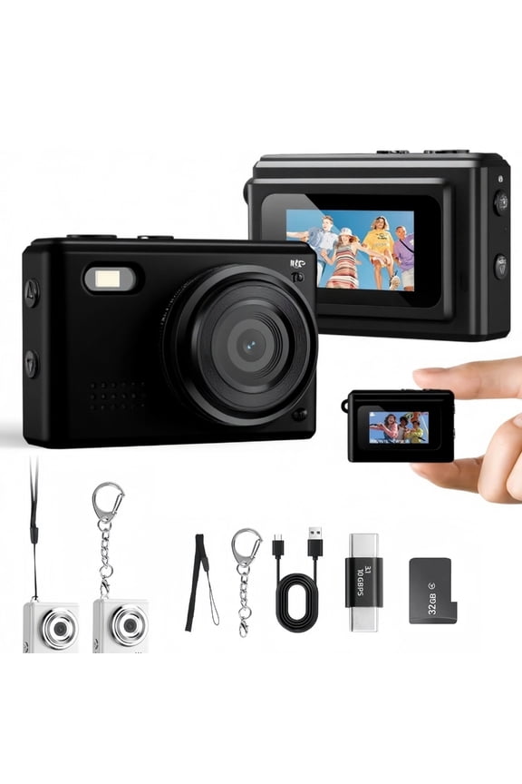 Extreme Thin Tiny Camera Keychain Plan 25g Weight for Easy Appendage to Pack otherwise Wrist Travel Addition