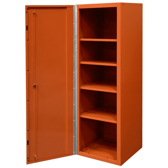 Extreme Tools DX 19x 21 Locker 4Shelves, Orange w/BK Handle