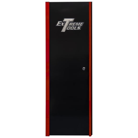 Extreme Tools DX 19 x 21 Locker 4 Shelves, Black w/Red Handle