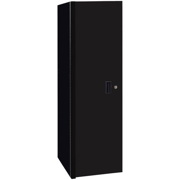 Extreme Tools Rx Series 19 Inch W X 25 Inch D 3 Drawer And 3 Shelf Side Locker Matte Black With Black