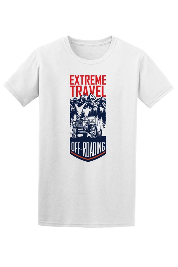 Extreme Travel Off Roading T-Shirt Men -Image by Shutterstock, Male x-Large