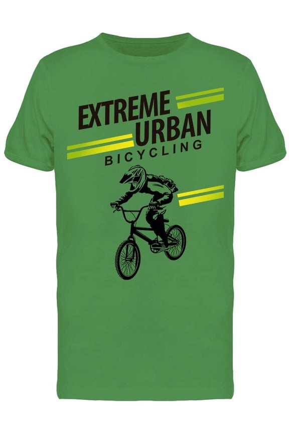 Extreme Urban Bicycling Design Tee Men's -Image by Shutterstock