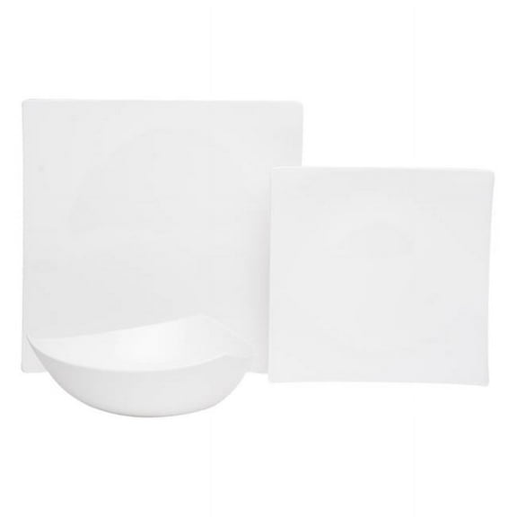 Extreme White Dinner Set - 18 Piece