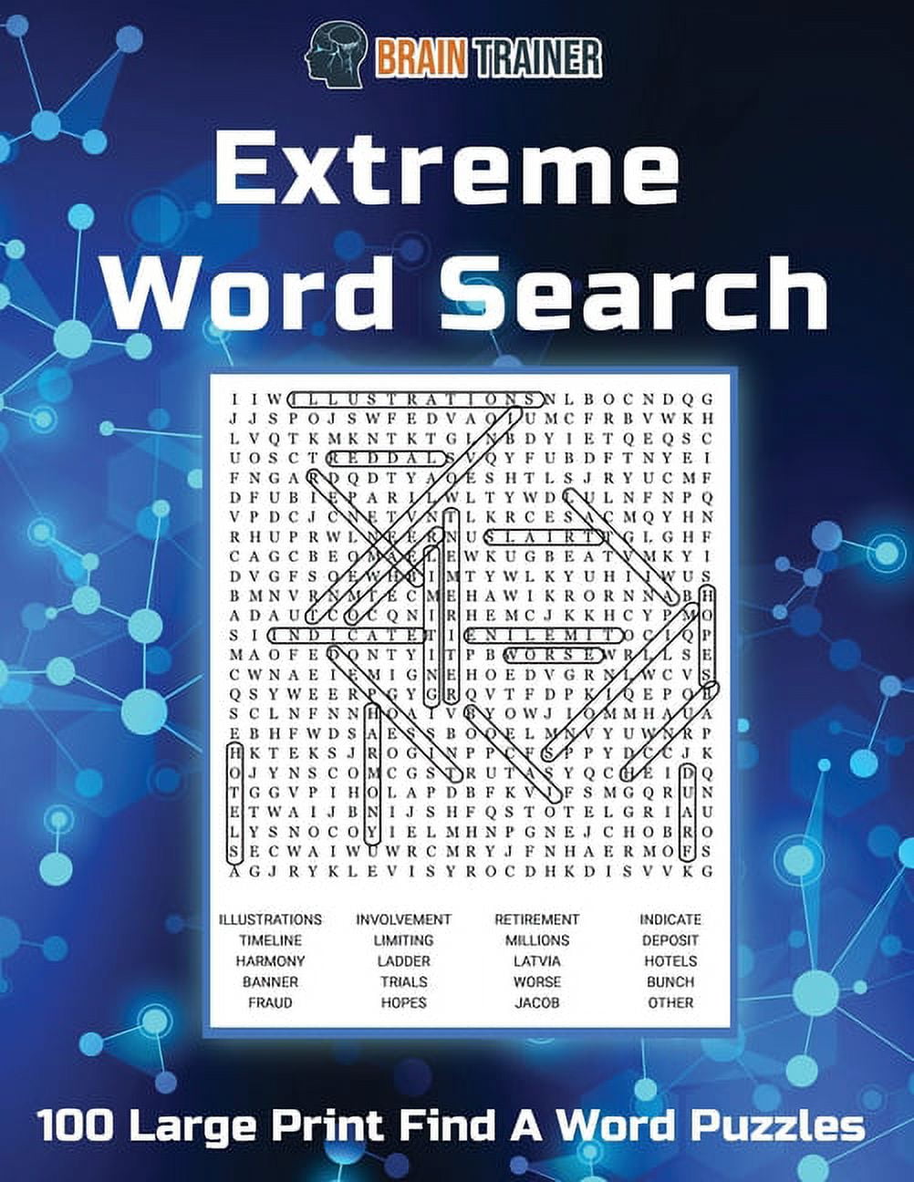 Extreme Word Search - 100 Large Print Find A Word Puzzles (Paperback ...