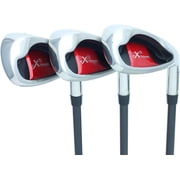 Extreme X5 +1 inch Over Big & Tall Senior Mens Wedge Set 52  Approach Wedge AW, 56  Sand Wedge SW, 60  Lob Wedge LW Right Handed Tall 60"+ / +1" Over with Midsize Black Pro Velvet Grip